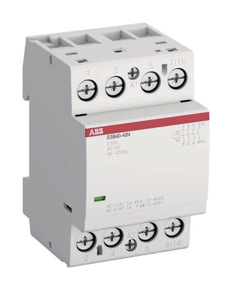 47-870-00110 Relais Schütz 230V Spule 4xEIN Hutschiene 4x40A ABB ESB-Serie