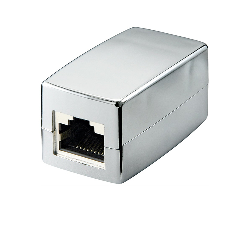 RJ45 Adapter CROSS 2x RJ45 Buchse Ideal um zwei Rechner direkt über reguläre Patchkabel zu verbinden