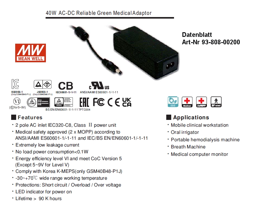 12V_Netzteil_mit_medizin_Zulassung_EN60601_93-808-00200_DATA