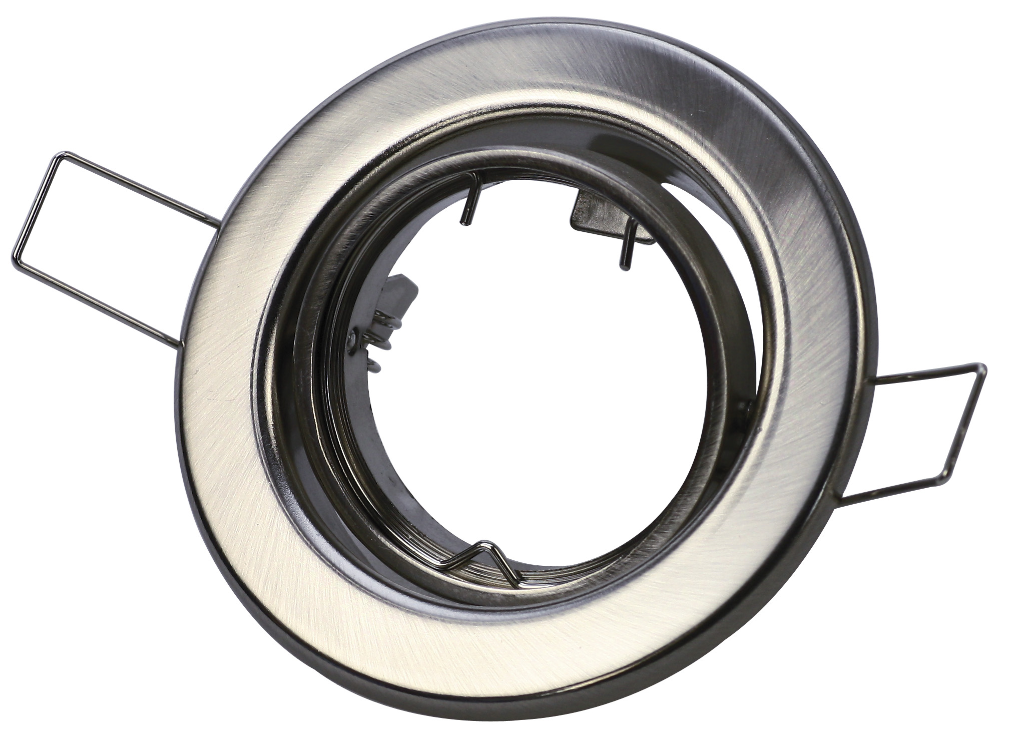 32-600-00210-23244_03 Deckeneinbauring schwenkbar Chrom matt DM90mm zu MR16 50mm Leuchtmittel Einbaufassung