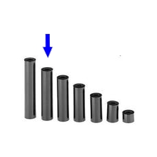 Abstandshülse Kunststoff 30mm Bohrung 3,5mm AD 7mm --Schwarz--