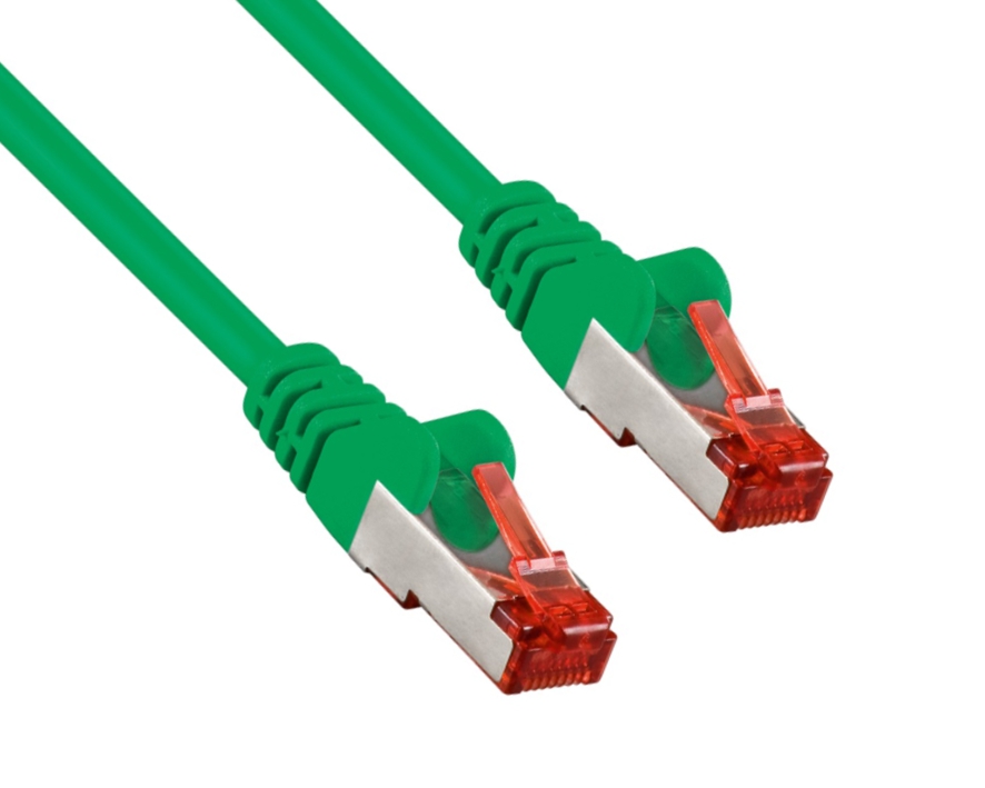10m LAN Kabel Cat6 Patchkabel Grün PIMF SFTP