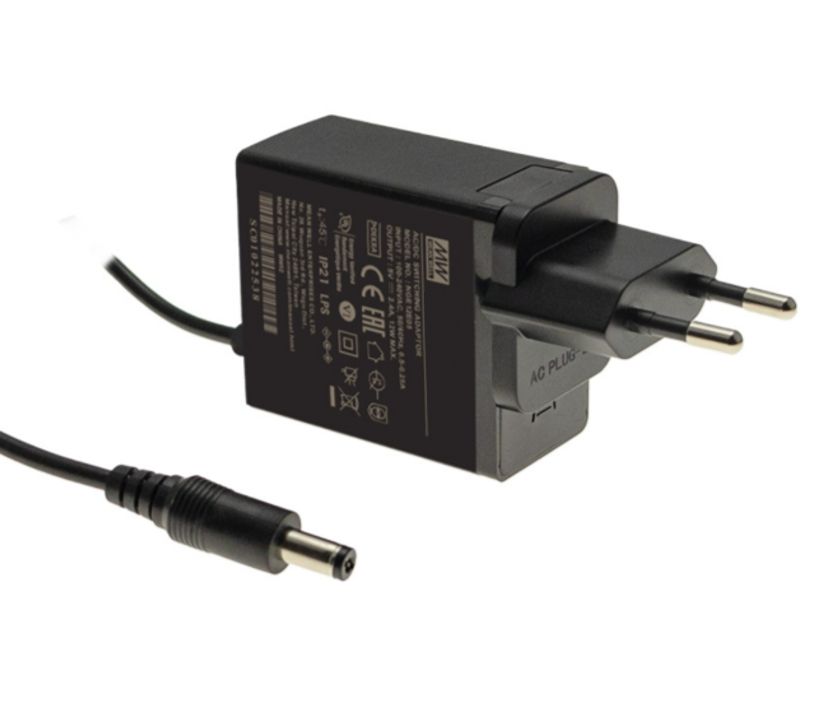 18V Steckernetzteil 18VDC bis 830mA Stecker 5,5x2,1mm Eingang 100-264V NGE12E