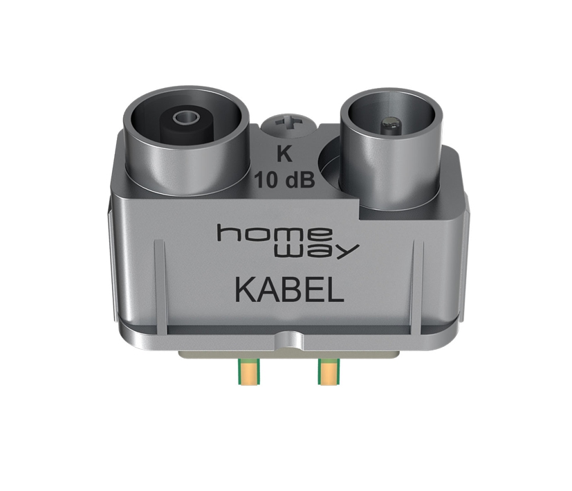 UP-SET-02 Kombidose mit LAN + TAE + TV Kabelfernsehen mit 55x55mm Innenblende pas zu vielen Systemen GIRA JUNG