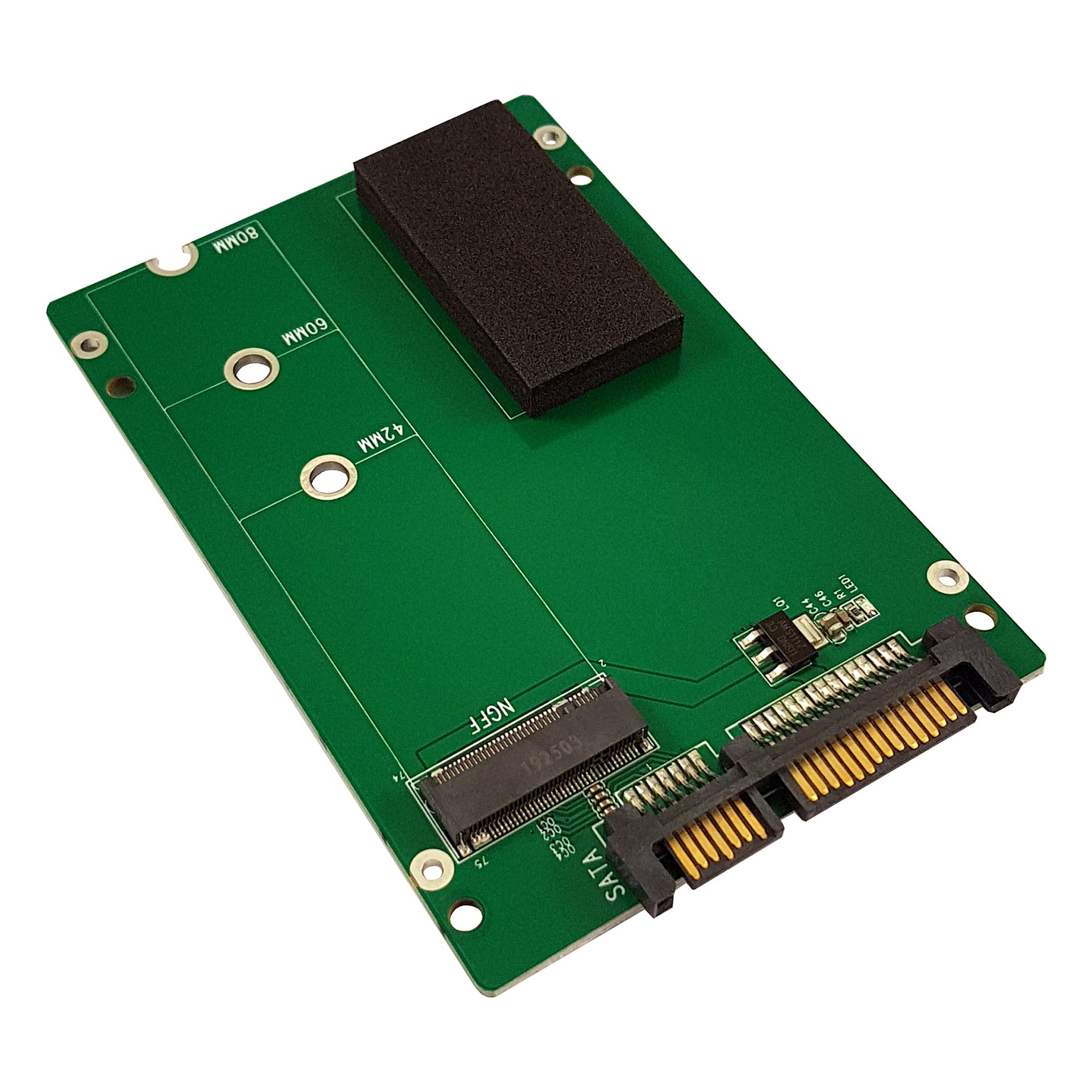 Festplatten Adapter M2 auf SATA 2,5zoll Konverterkarte SATA-Adapter M2-Adapter