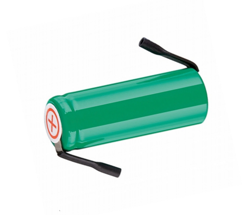 2/3AAA Micro Akku 400mAh NiMH mit Lötfahne 29x10mm