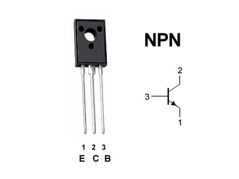 BD165 NPN Transistor 45V 1,5A 20W TO126