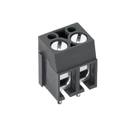 39-796-00008-PT-AK100-2-eigenes Printklemme 2pol RM5 Anreihklemme mit Drahtschutz