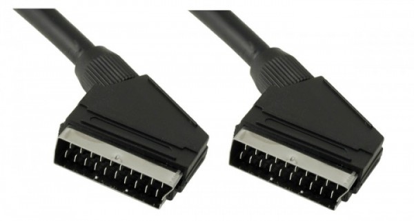 Scartkabel 1,5m Scart vollbelegt mit Gesamtschirmung 21-pol vernickelt Scartkabel 1,5m Scart vollbelegt mit Gesamtschirmung 21-pol vernickelt