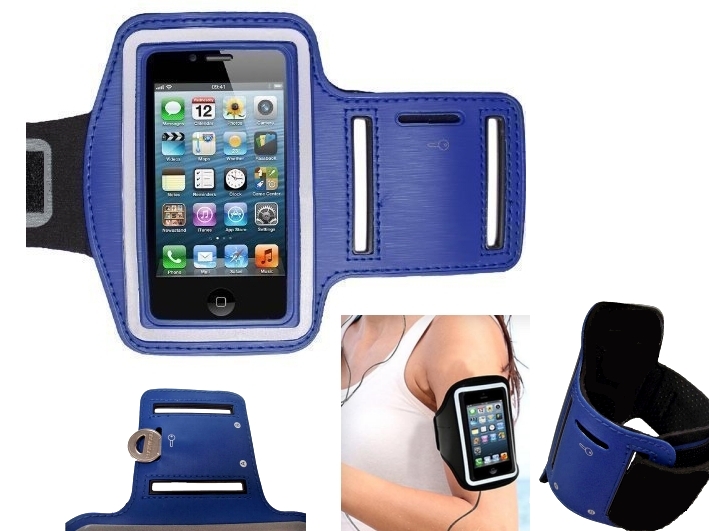 Handy-Armband-78-380-05055-B1 Tasche für Apple iPhone 4 4S 5 5S 5C Armband für Sport Handytasche