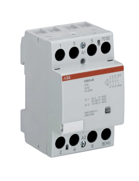47-870-00115 Relais Schütz 230V Spule 4xEIN Hutschiene 4x63A ABB ESB-Serie