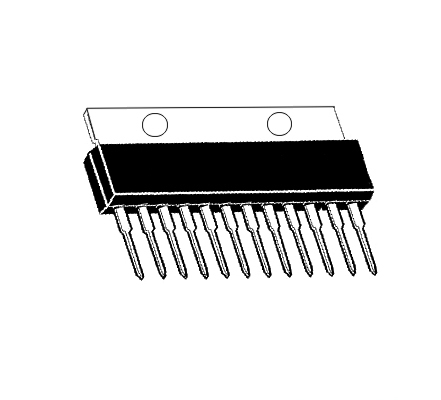 uPC1278H 12pol Dual Audio Amplifier Stereo Verstärker IC