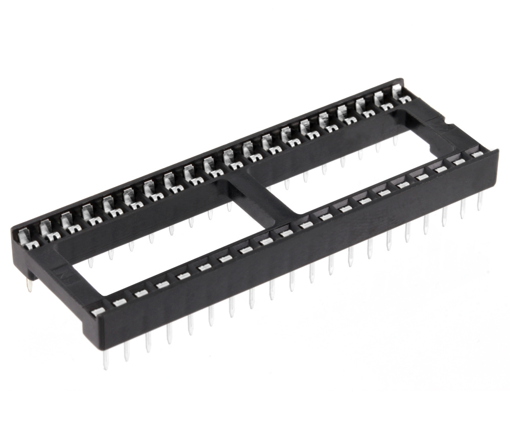 40pol-IC-Fassung-46-665-00016 IC Fassung 40pol Standard RM 2,54mm