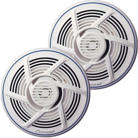 175mm Deckenlautsprecher 160W 4ohm Outdoor-1640 Weiss