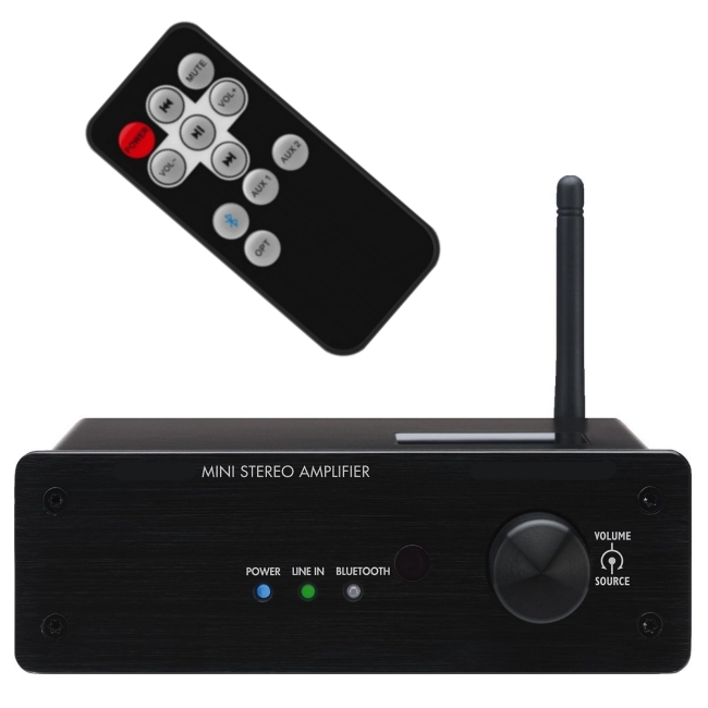 83-769-00300_SA160BT_Verstaerker_mit_Bluetooth Stereo Verstärker 2x50W mit Bluetooth Empfänger und Cinch-Line-Inp SA-160BT