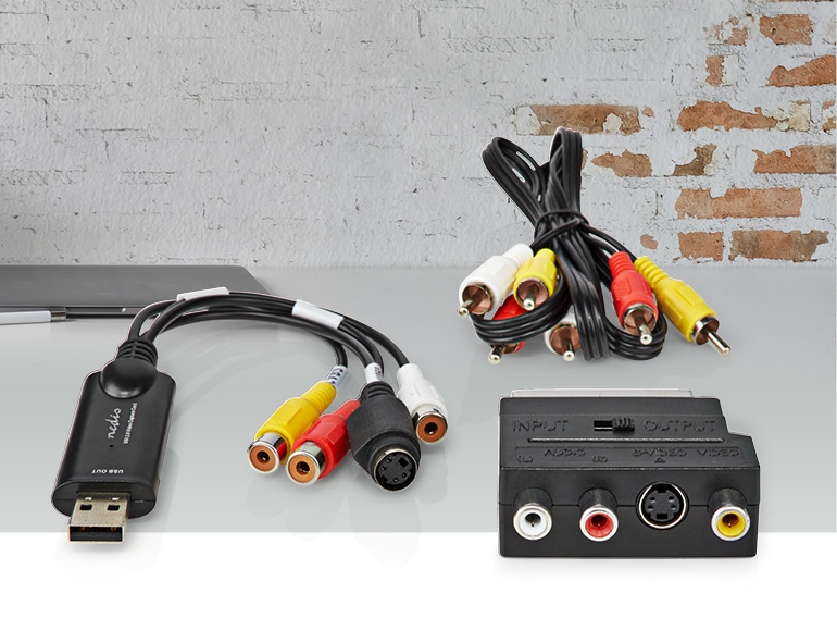 USB Video Grabber STD Audio Video Wandler Videos überspielen auf PC oder Notebook USB Video Grabber STD Audio Video Wandler Videos überspielen auf PC oder Notebook