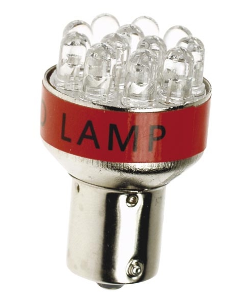 15-800-00500-acll06y 12V LED Birne Bajonett BA15s 12V Weiss 56000mcd