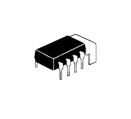 IC-DIP8-mit-Kuehlfahne_2015_01 uPC575C2 2W NF Amplifier DIP8 mit Kühlkörper