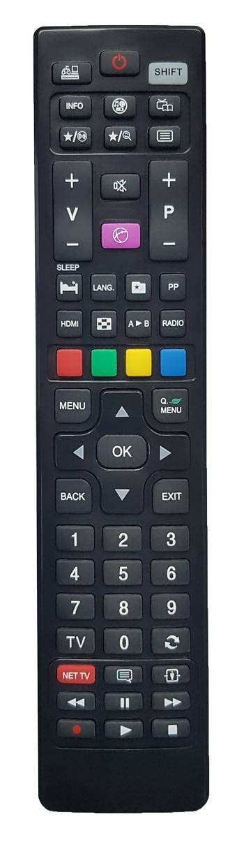 91-593-00322_Telefunken_FB_vorprogrammiert Universal Fernbedienung für Telefunken Fernseher muss nicht mehr programmiert werden !