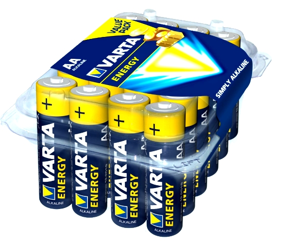 AA Mignon Batterie 4106 Alkaline 1,5V 24-Stück Packung