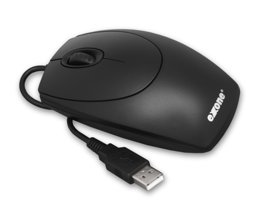 Maus USB Kabelmaus optical Business-Office für Links- oder Rechtshänder