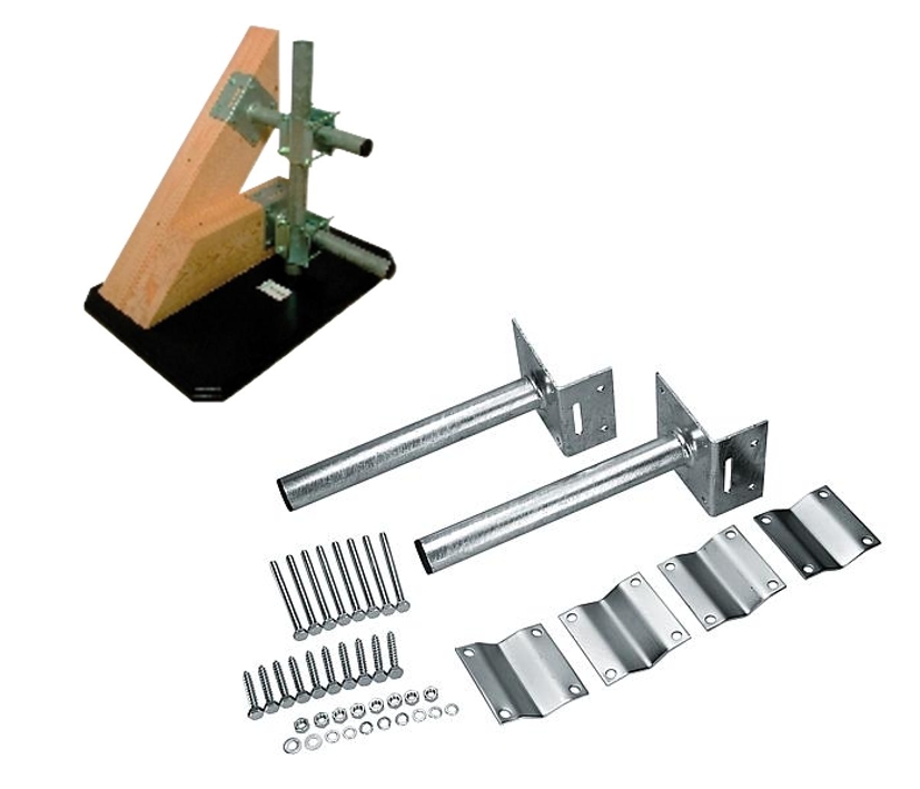 Mast_Sparrenhalterung_78-305-00175 Mastbefestigung Masthalterung für Dachsparren Montageset für Masten