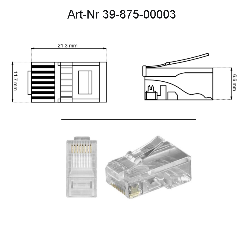 39-875-00003_RJ45_Stecker_Zeichnung