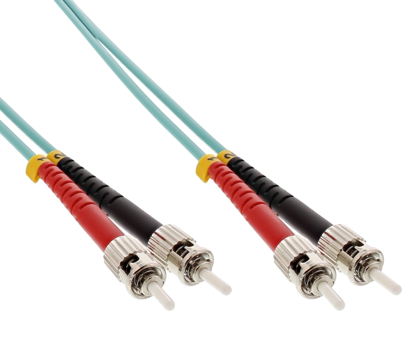 0,5m LWL Kabel ST-ST ST-Stecker auf ST-Stecker OM3 Multimode Duplex