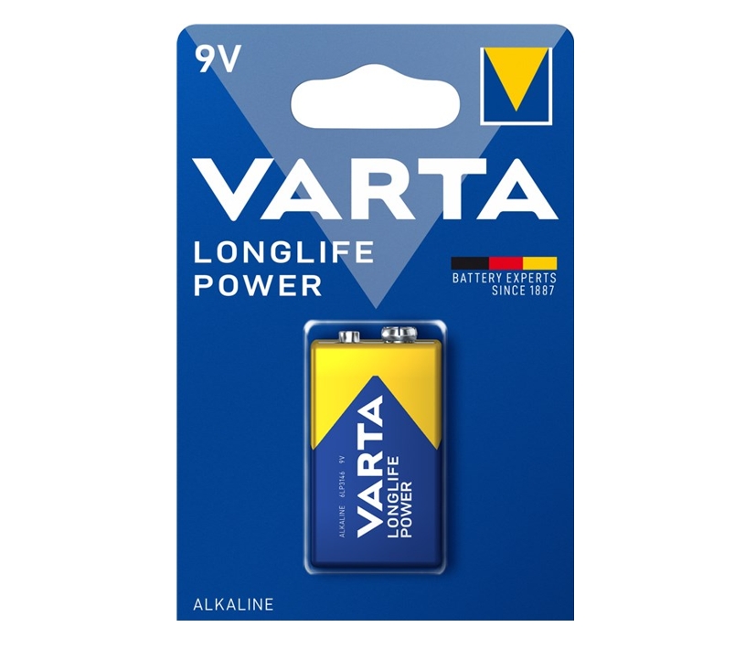 9V Batterie Varta Blue Alkaline 6LR61 9V Block