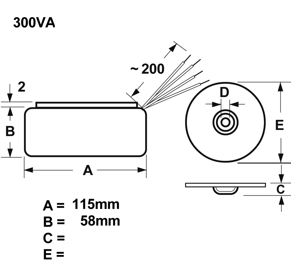 300va-ringkerntrafo