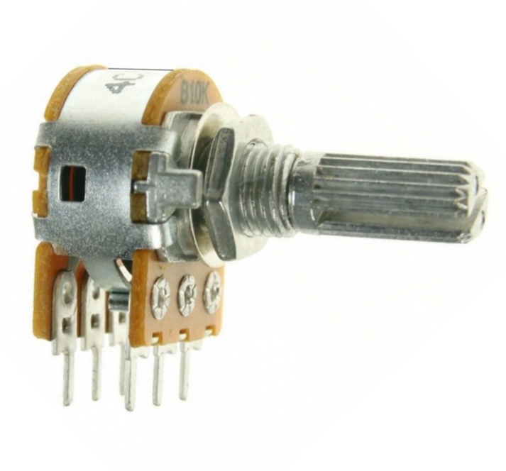 10K_Stereo_Japan_Poti_LIN_MARSHALL_21-817-01145 10Kohm LIN POTI Stereo Japan mit 6mm Achse Achslänge 20mm 13,7mm