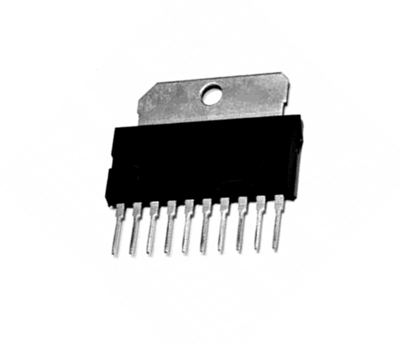 SIP10_SIL10_IC-Bauform_TA-Typen TA7205AP Verstärker-IC 2x6W 12VDC 4-8ohm SIP10