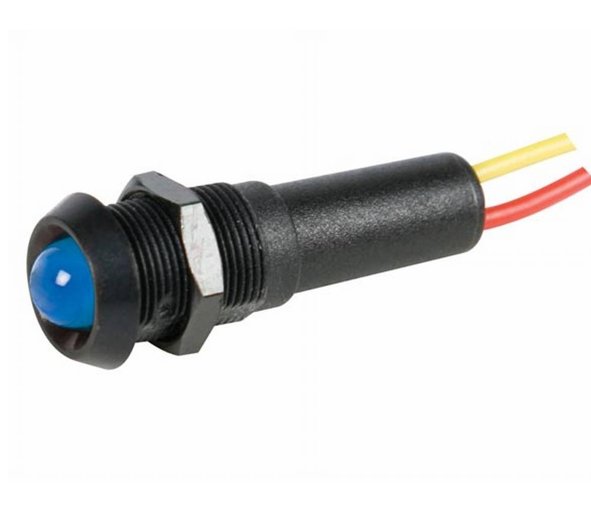 12V-LED-Signalleuchte-Blau-15-783-01070-smal Signallampe 12V LED Blau in schwarzer 10mm Fassung
