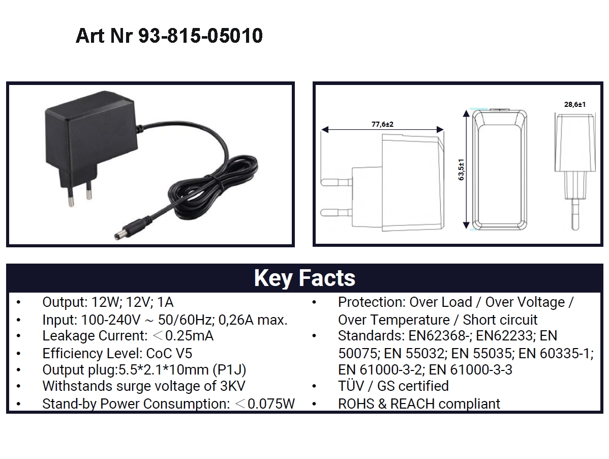 12V_1A_Netzteil_93-815-05010_Data