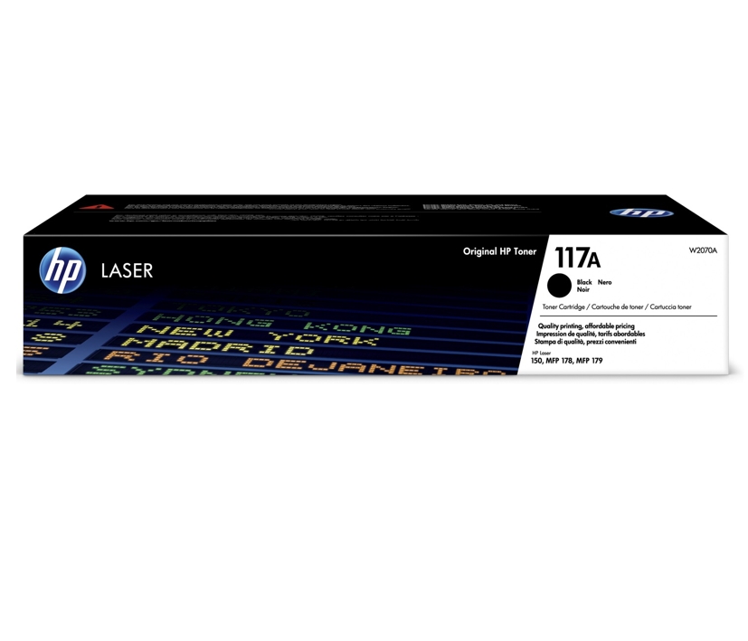 Toner HP-Nr 117A W2070A Original zu Laserjet 150 MFP178 MFP179 FWEG