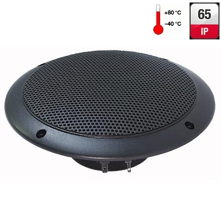 FR10WP-Outdoor-Lautsprecher-83-770-00282 180mm Einbaulautsprecher 80W 4ohm Schwarz Feuchtefest FR16WP