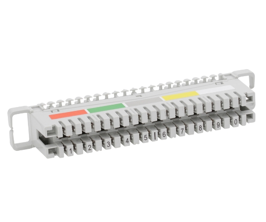 Anschlussleiste LSA 10DA für 20-Drähte hohe Bauform Aufsteckleiste für Trägergehäuse