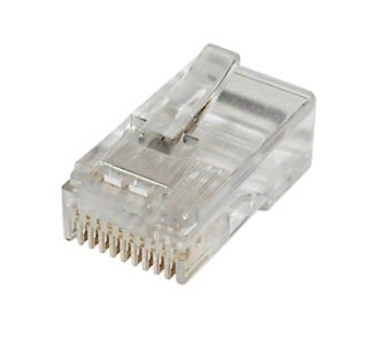 RJ48 RJ69 Modularstecker (10P10C) ungeschirmt für Rundkabel