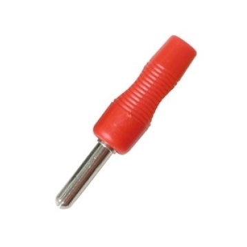 4mm Bananenstecker Hartplastik Rot