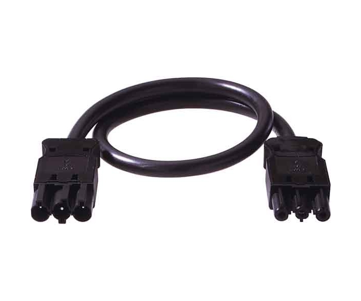 39-855-05100_30cm_GST18_Verlaengerung_22 Stromzuführung 0,3m 230V GST18 Adapter Stecker auf Buchse