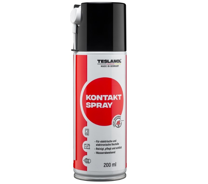 200ml Spray Kontaktreiniger ideal für Poti-Schalter-Relais Teslanol T6 OSZILLIN