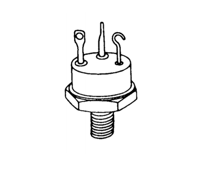 2N1724 NPN Transistor 80V Sondertype TO61