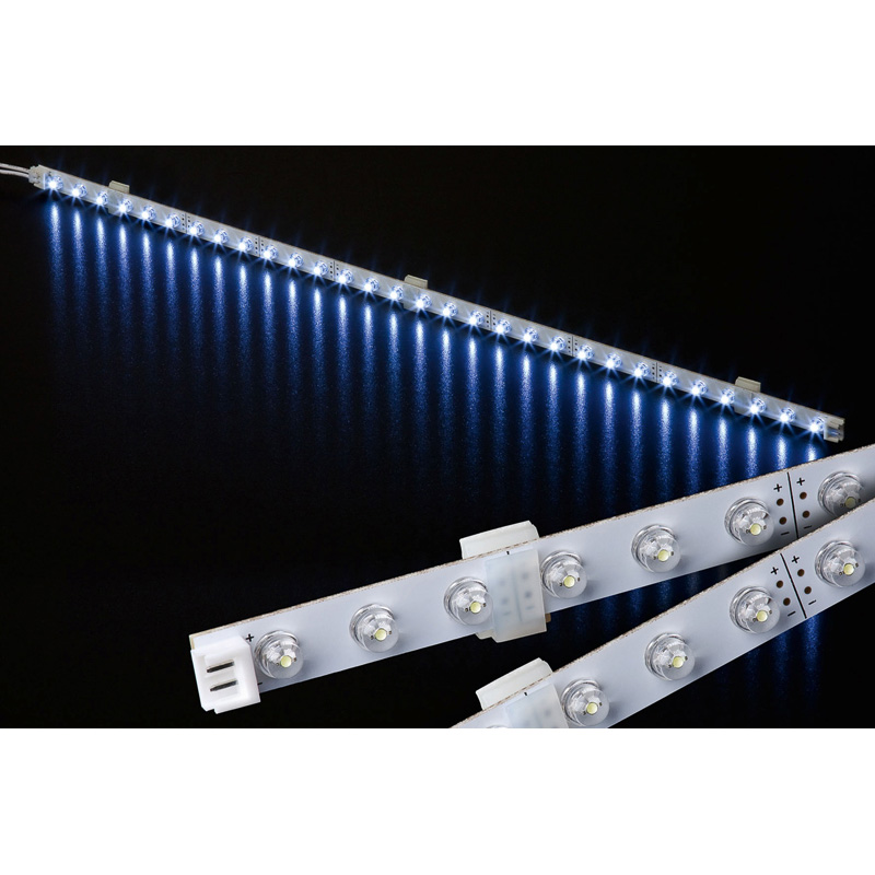 0,37m LED Streifen starr BLAU 12V Stripe 2,1W mit 30LEDs