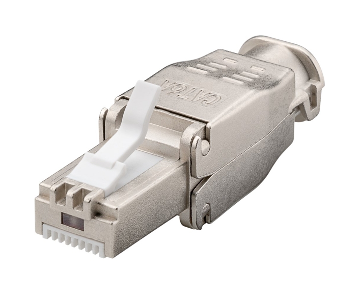 RJ45 Stecker CAT6a für LAN Verlegekabel Feldkonfektionierbarer