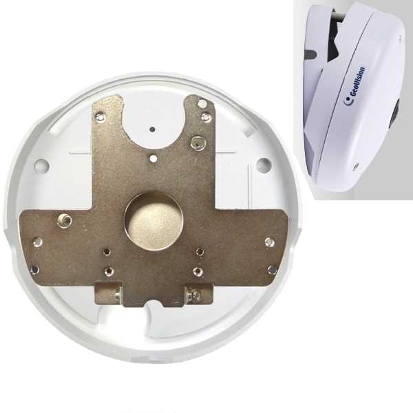 Wandhalter-fuer-Fisheye-IP-Kameras-64-700-03921 Kamerahalter GV-Mount 904 Wandhalter für Fisheye IP Kameras