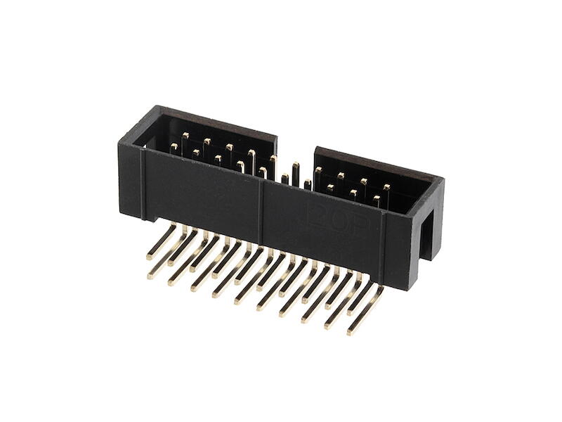 40-874-00220_WS20W 20pol Wannen Stiftleiste gewinkelte Wannensteckerleiste 2x10pol RM2,54