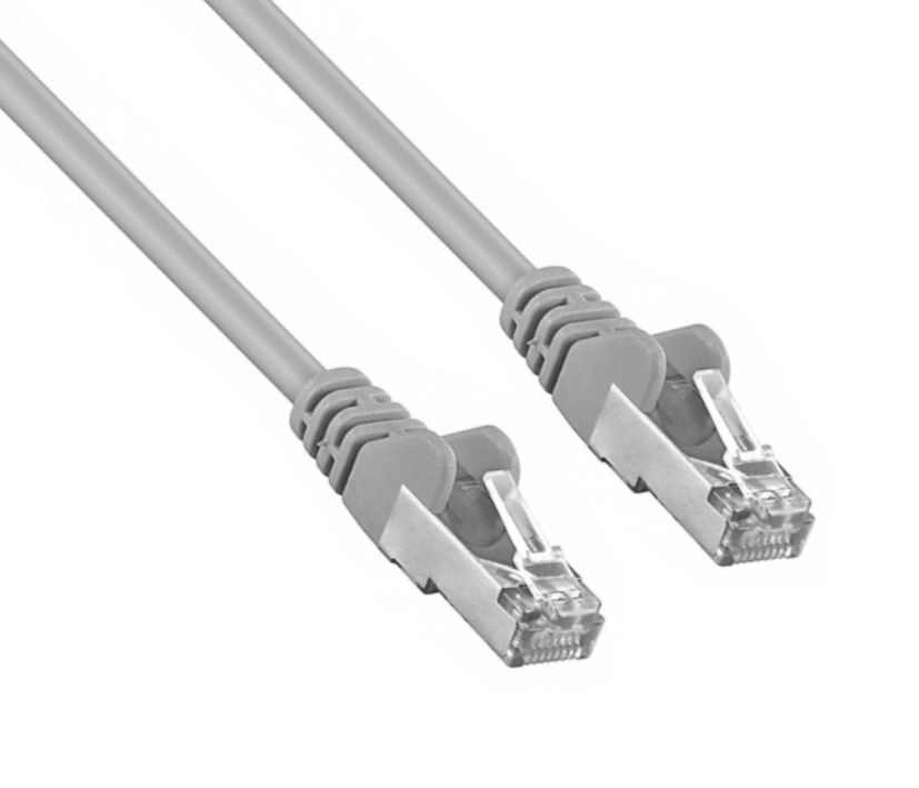 15m LAN Kabel Cat5e Patchkabel Grau FUTP