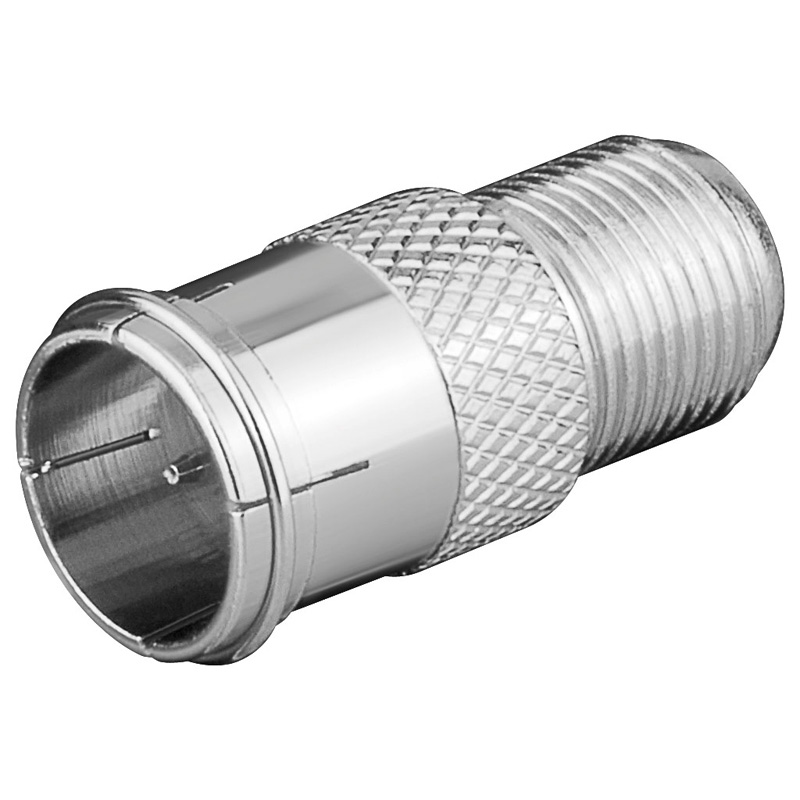 51-813-00190-went-11370-we1132-2013big TV Sat Adapter F-Stecker auf F-Kupplung mit F-Quick-Stecker