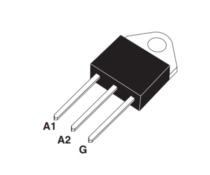 BTA26-700B Triac TOP3 bis 700V 25A Ig 35mA