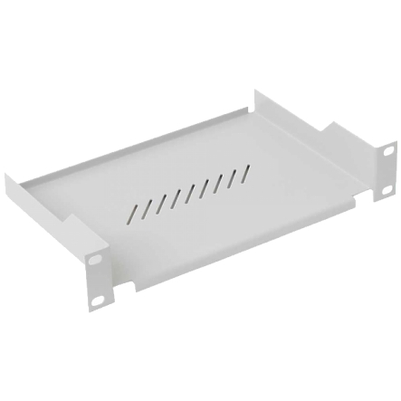 62-630-03315_10zoll_Fachboden_ok 1HE 10zoll  Trägereinschub T=150mm Fachboden Grau